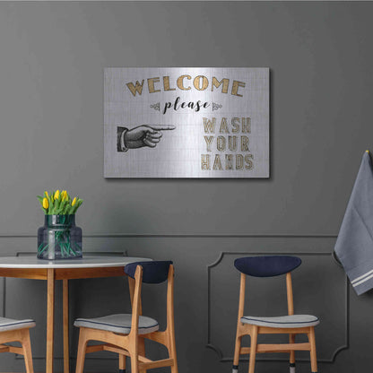 Luxe Metal Art 'Mild Manners I' by Jarman Fagalde Metal Wall Art,36x24