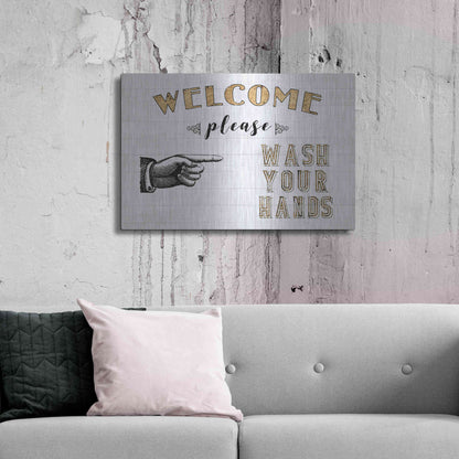 Luxe Metal Art 'Mild Manners I' by Jarman Fagalde Metal Wall Art,36x24