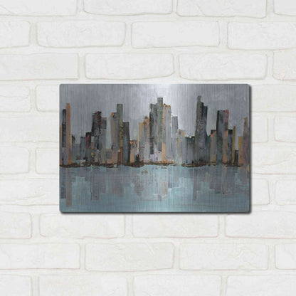 Luxe Metal Art 'Second City II' by Jarman Fagalde Metal Wall Art,16x12