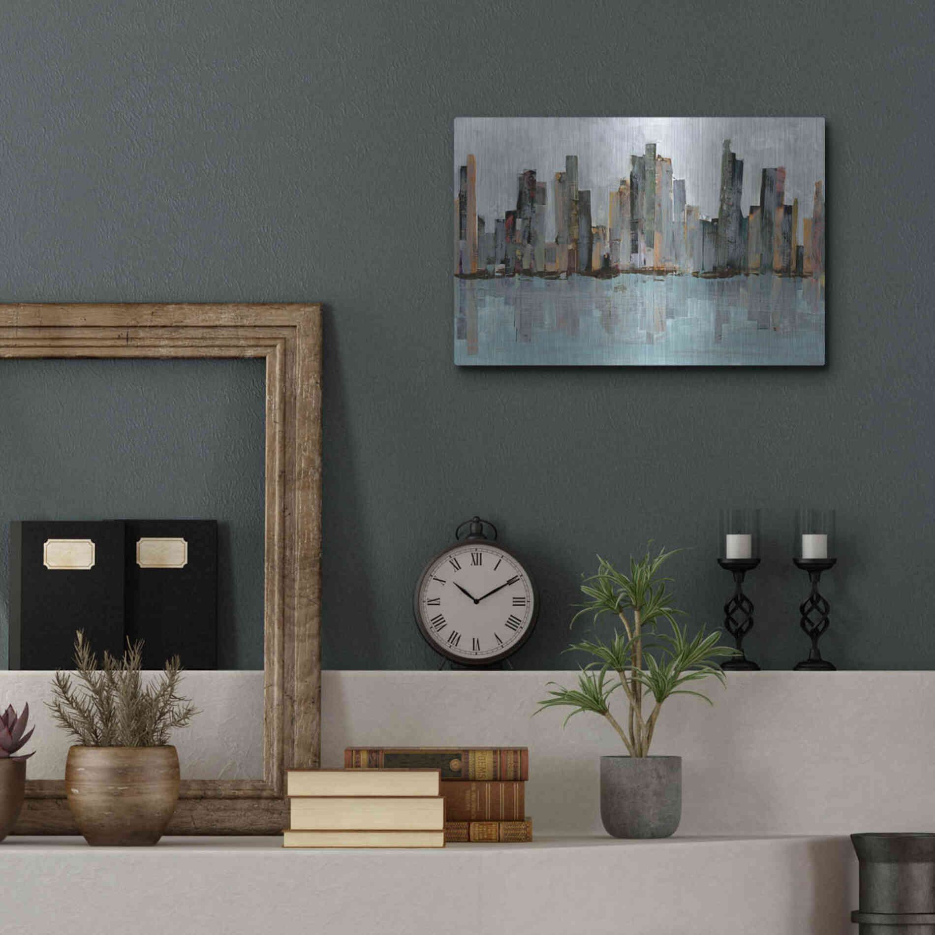 Luxe Metal Art 'Second City II' by Jarman Fagalde Metal Wall Art,16x12