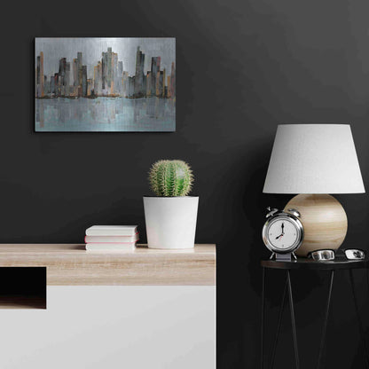 Luxe Metal Art 'Second City II' by Jarman Fagalde Metal Wall Art,24x16