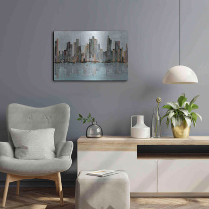 Luxe Metal Art 'Second City II' by Jarman Fagalde Metal Wall Art,24x16