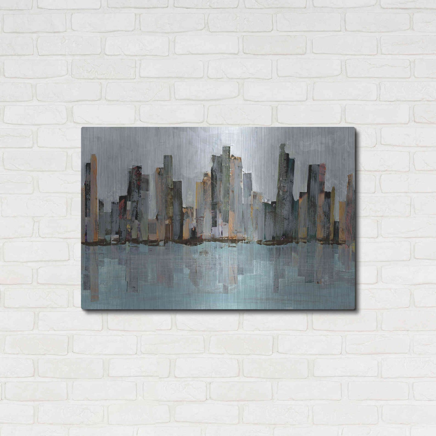 Luxe Metal Art 'Second City II' by Jarman Fagalde Metal Wall Art,36x24