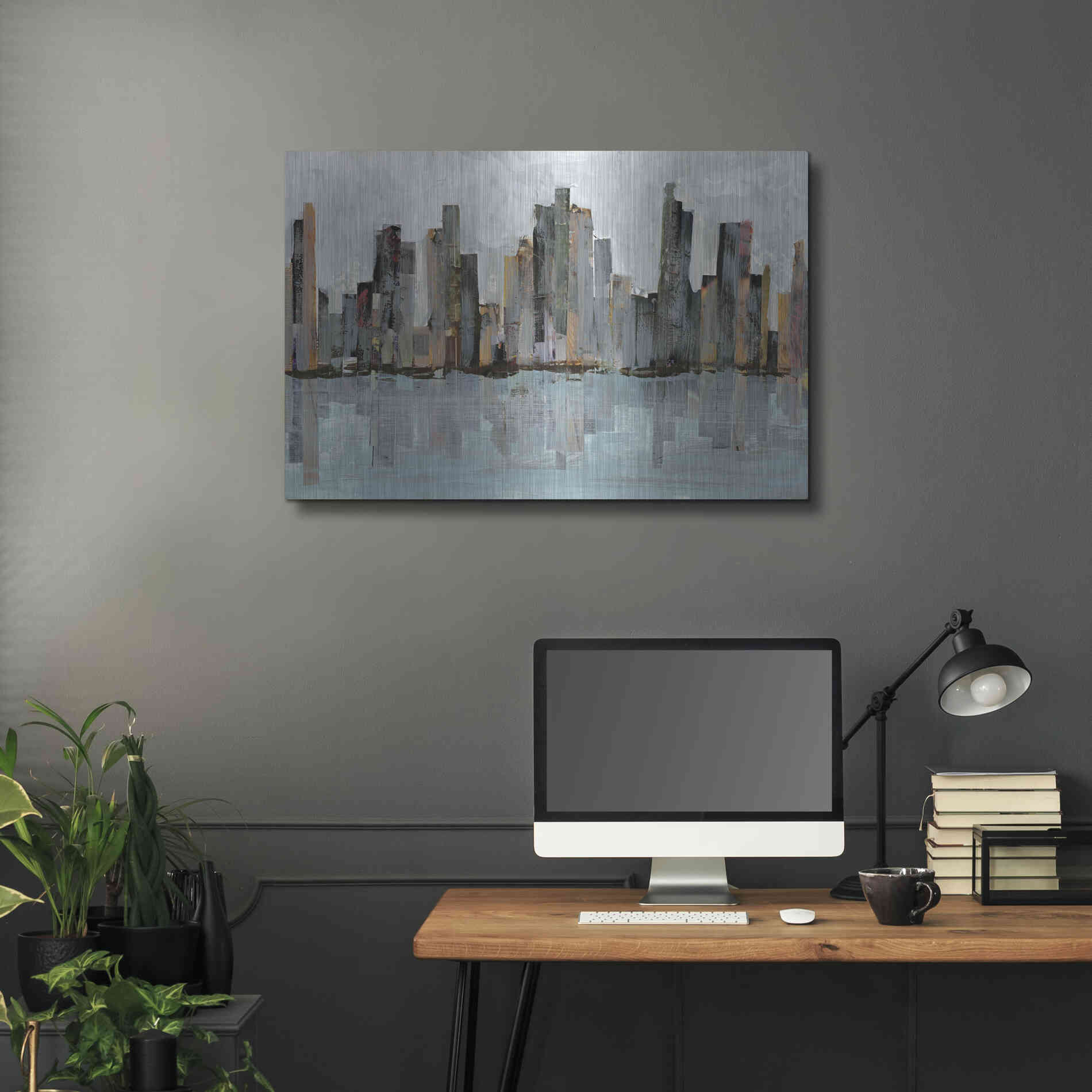 Luxe Metal Art 'Second City II' by Jarman Fagalde Metal Wall Art,36x24