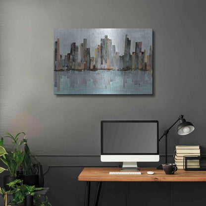 Luxe Metal Art 'Second City II' by Jarman Fagalde Metal Wall Art,36x24