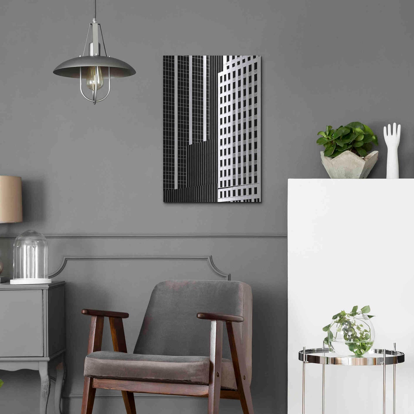 Luxe Metal Art 'NYC in Pure B&W II' by Jeff Pica Metal Wall Art,16x24