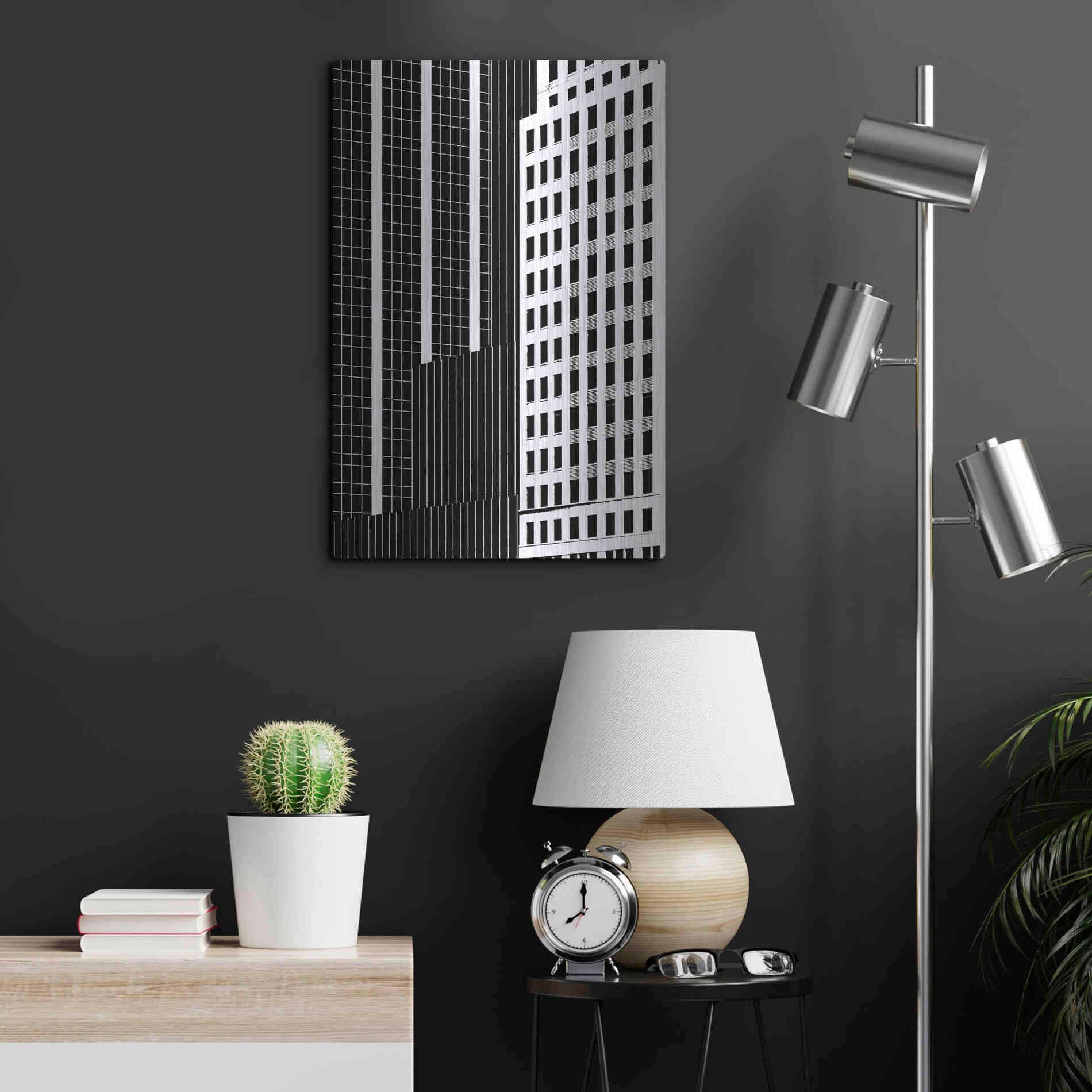 Luxe Metal Art 'NYC in Pure B&W II' by Jeff Pica Metal Wall Art,16x24