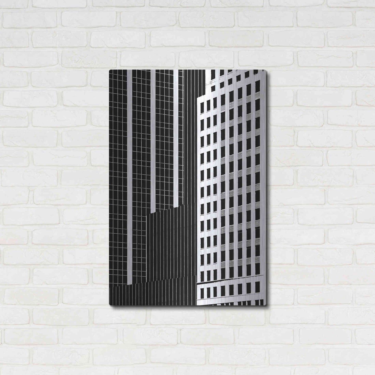 Luxe Metal Art 'NYC in Pure B&W II' by Jeff Pica Metal Wall Art,24x36