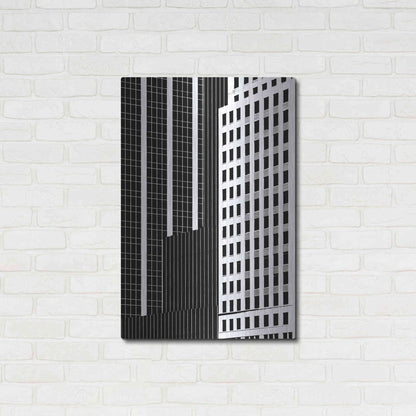 Luxe Metal Art 'NYC in Pure B&W II' by Jeff Pica Metal Wall Art,24x36