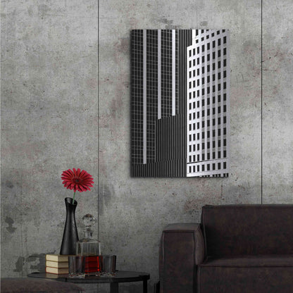 Luxe Metal Art 'NYC in Pure B&W II' by Jeff Pica Metal Wall Art,24x36