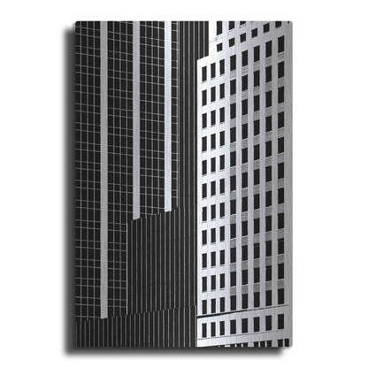 Luxe Metal Art 'NYC in Pure B&W II' by Jeff Pica Metal Wall Art