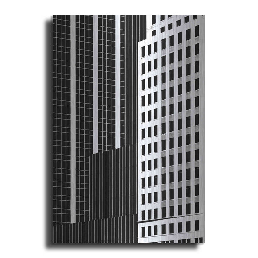 Luxe Metal Art 'NYC in Pure B&W II' by Jeff Pica Metal Wall Art