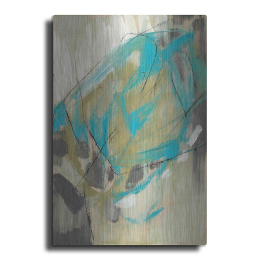 Luxe Metal Art 'Whirling I' by Jennifer Goldberger Metal Wall Art