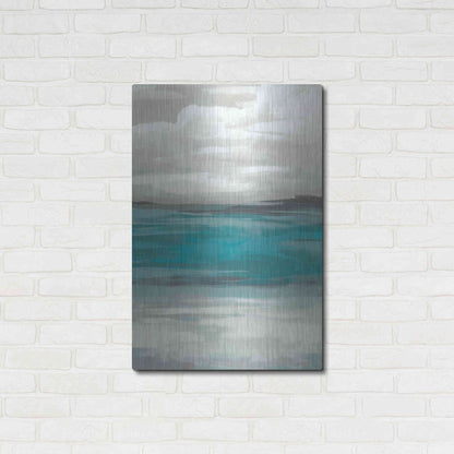 Luxe Metal Art 'Storm Front I' by June Erica Metal Wall Art,24x36