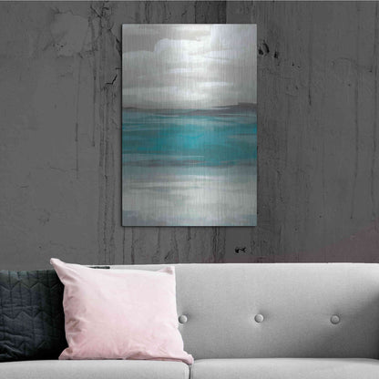 Luxe Metal Art 'Storm Front I' by June Erica Metal Wall Art,24x36