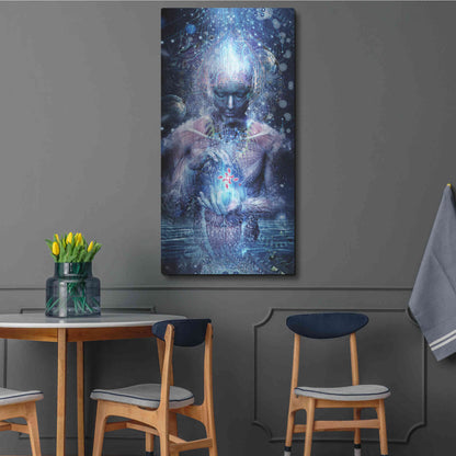 Luxe Metal Art 'Silence Seekers' by Cameron Gray, Metal Wall Art,24x48