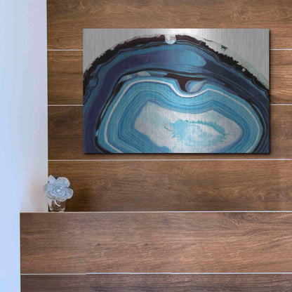 Luxe Metal Art 'Agate Studies I' by Naomi McCavitt, Metal Wall Art,16x12