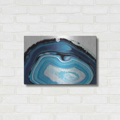 Luxe Metal Art 'Agate Studies I' by Naomi McCavitt, Metal Wall Art,24x16