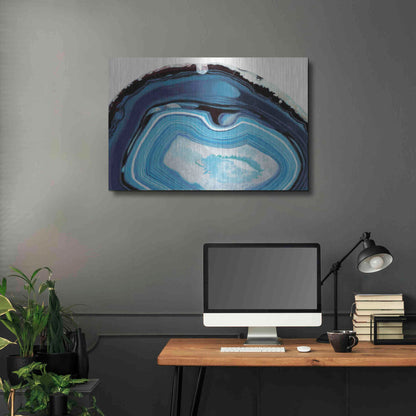 Luxe Metal Art 'Agate Studies I' by Naomi McCavitt, Metal Wall Art,36x24