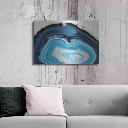 Luxe Metal Art 'Agate Studies I' by Naomi McCavitt, Metal Wall Art,36x24