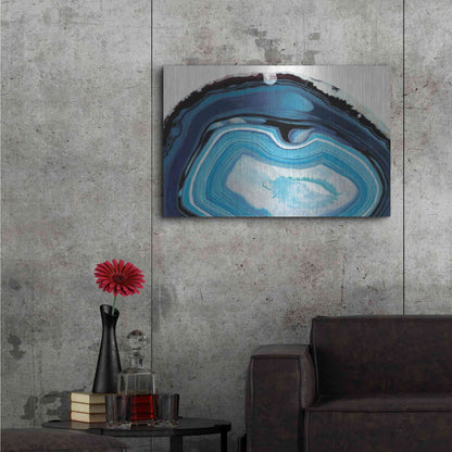 Luxe Metal Art 'Agate Studies I' by Naomi McCavitt, Metal Wall Art,36x24