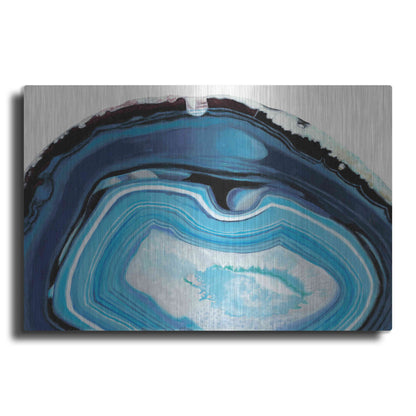 Luxe Metal Art 'Agate Studies I' by Naomi McCavitt, Metal Wall Art
