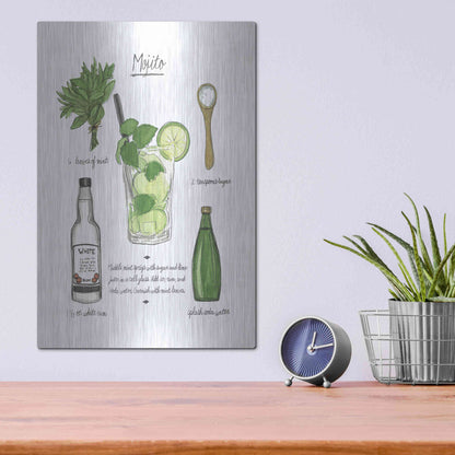 Luxe Metal Art 'Classic Cocktail - Old Fashioned' by Naomi McCavitt, Metal Wall Art,12x16