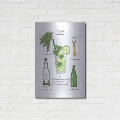 Luxe Metal Art 'Classic Cocktail - Old Fashioned' by Naomi McCavitt, Metal Wall Art,24x36