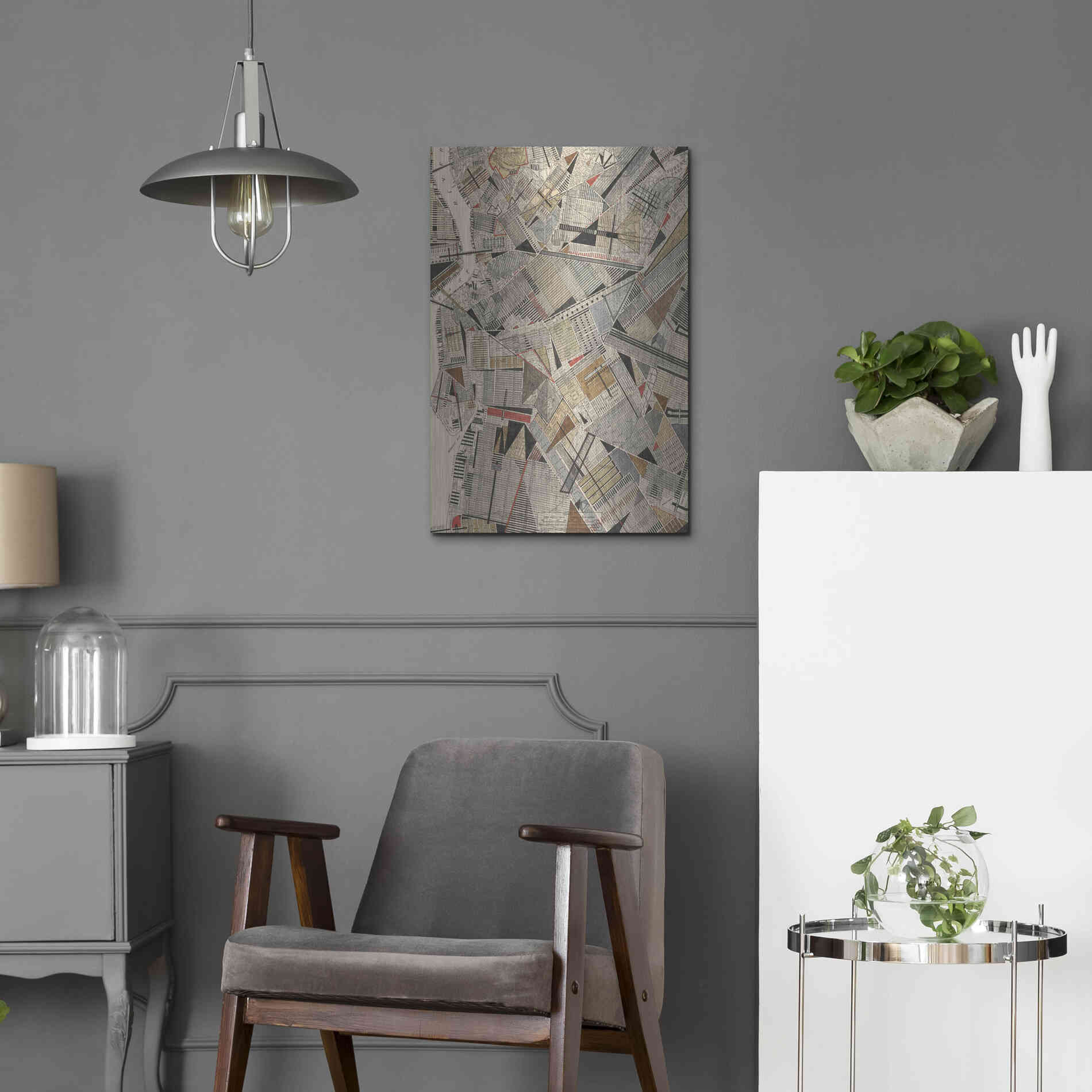 Luxe Metal Art 'Modern Map of Brooklyn' by Nikki Galapon Metal Wall Art,16x24