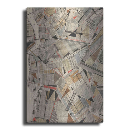 Luxe Metal Art 'Modern Map of Brooklyn' by Nikki Galapon Metal Wall Art