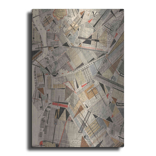 Luxe Metal Art 'Modern Map of Brooklyn' by Nikki Galapon Metal Wall Art