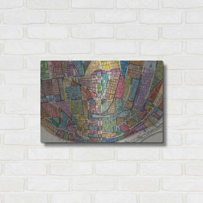Luxe Metal Art 'Modern Map of St. Louis' by Nikki Galapon Metal Wall Art,24x16
