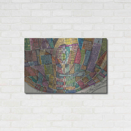 Luxe Metal Art 'Modern Map of St. Louis' by Nikki Galapon Metal Wall Art,36x24