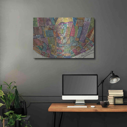 Luxe Metal Art 'Modern Map of St. Louis' by Nikki Galapon Metal Wall Art,36x24