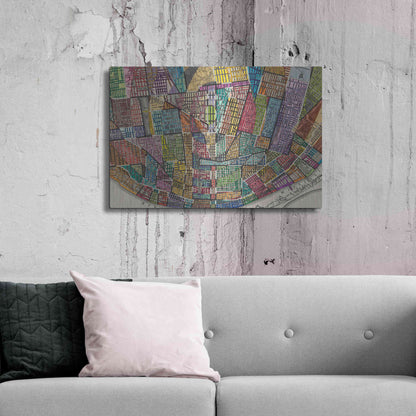 Luxe Metal Art 'Modern Map of St. Louis' by Nikki Galapon Metal Wall Art,36x24