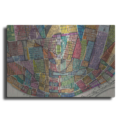Luxe Metal Art 'Modern Map of St. Louis' by Nikki Galapon Metal Wall Art