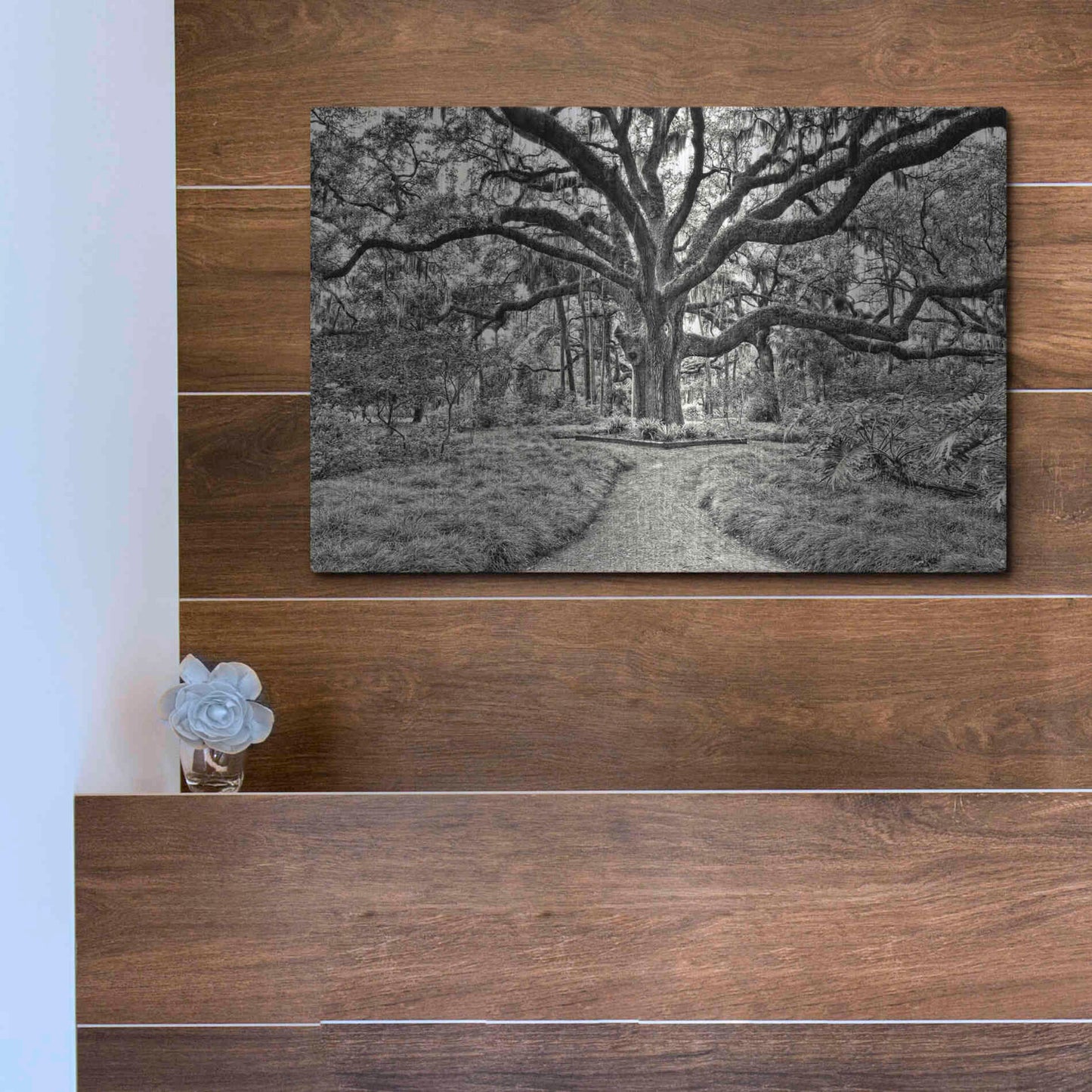 Luxe Metal Art 'Florida Tree' by PH Burchett Metal Wall Art,16x12