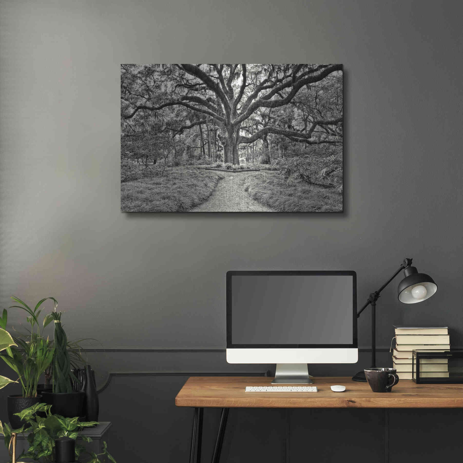 Luxe Metal Art 'Florida Tree' by PH Burchett Metal Wall Art,36x24
