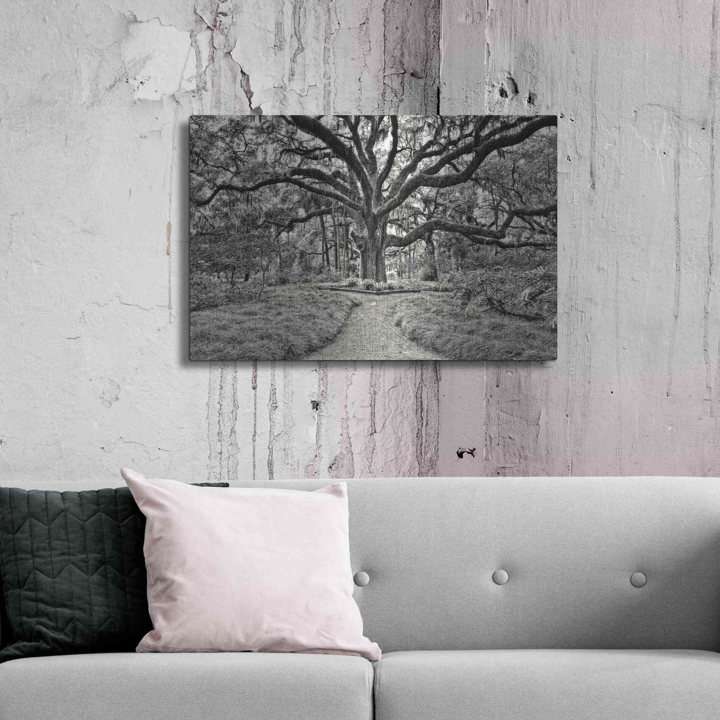 Luxe Metal Art 'Florida Tree' by PH Burchett Metal Wall Art,36x24