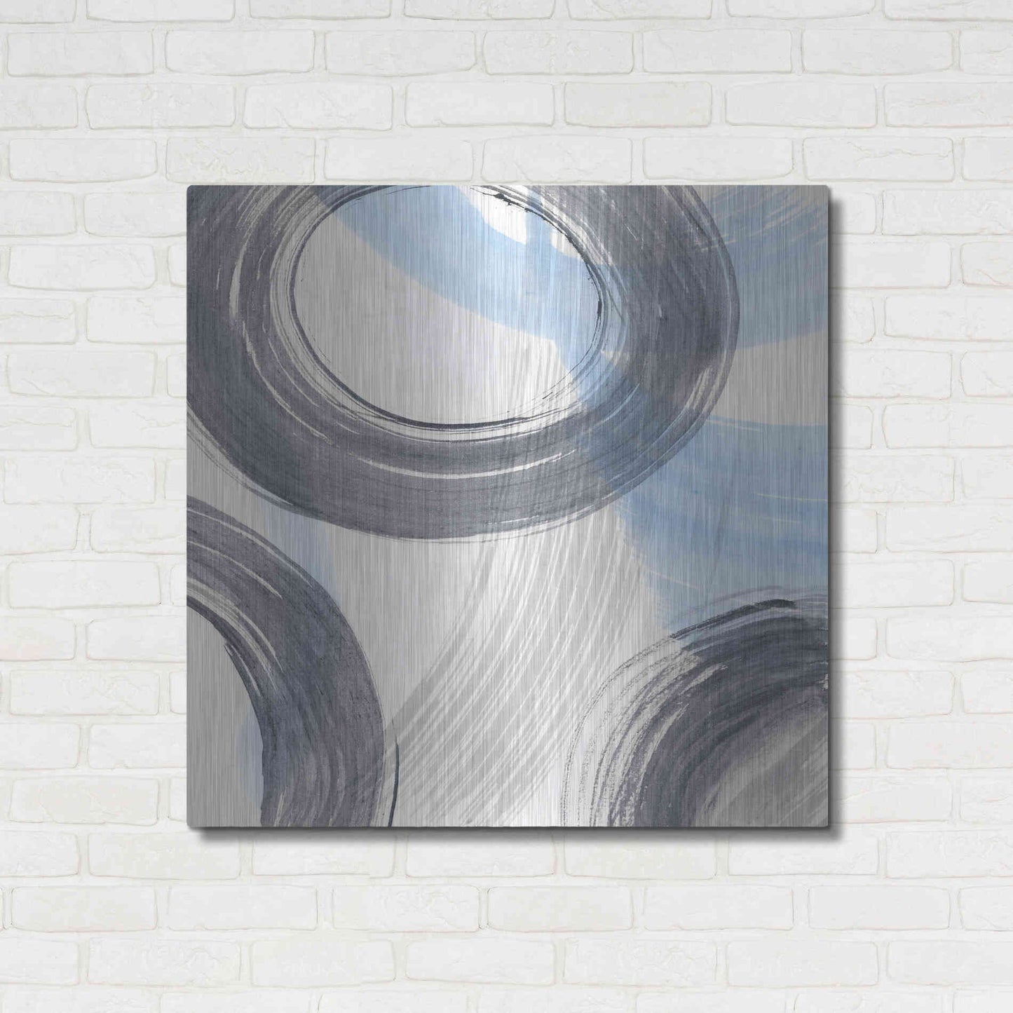 Luxe Metal Art 'Twist and Turns II' by Renee W. Stramel, Metal Wall Art,36x36