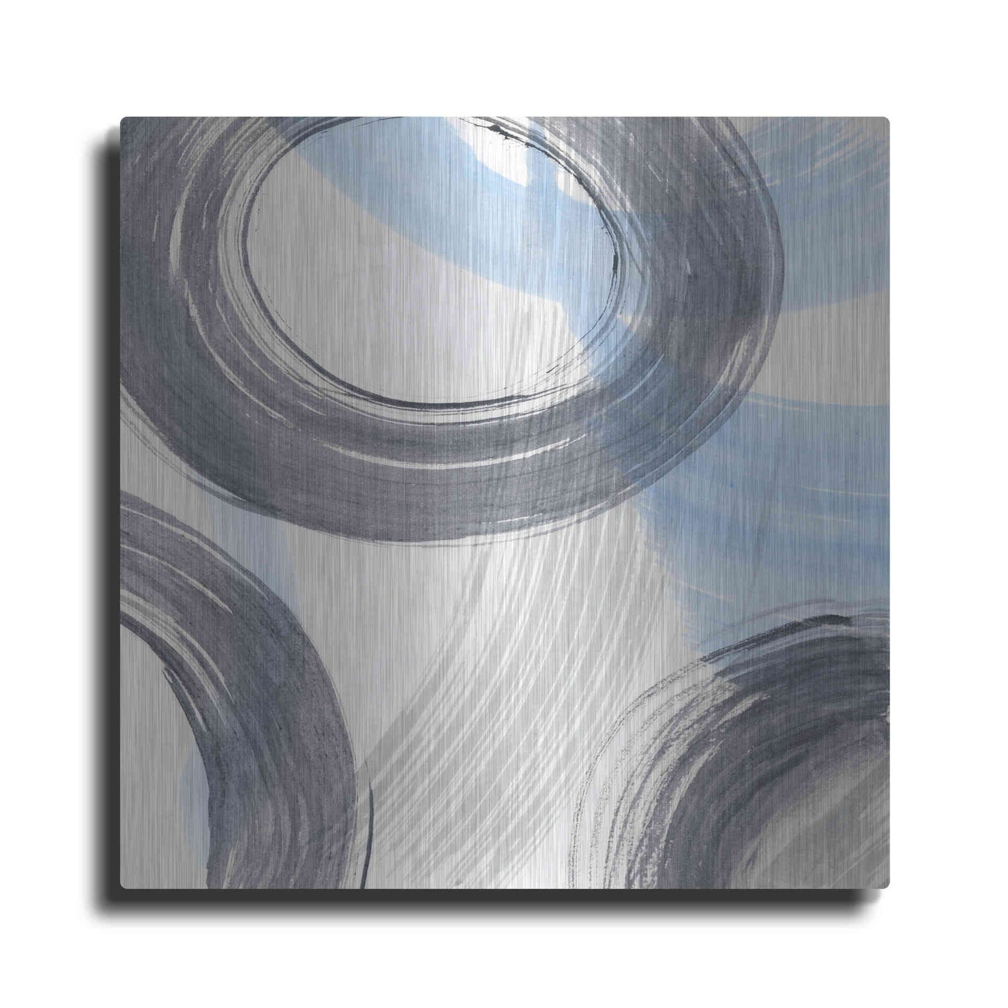 Luxe Metal Art 'Twist and Turns II' by Renee W. Stramel, Metal Wall Art