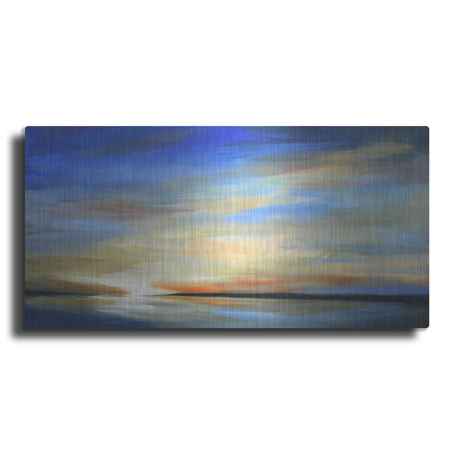 Luxe Metal Art 'April Sky II' by Sheila Finch Metal Wall Art