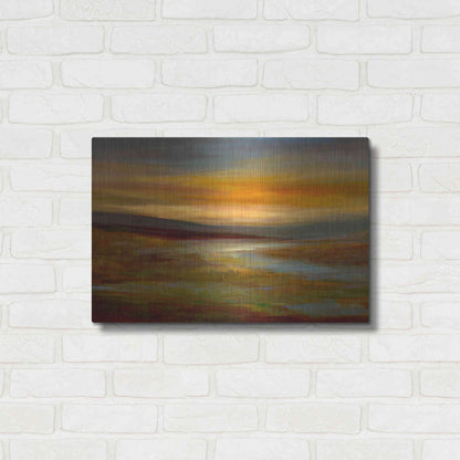Luxe Metal Art 'Evening Sky' by Sheila Finch Metal Wall Art,24x16