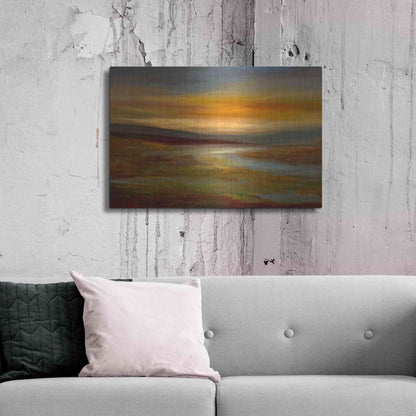 Luxe Metal Art 'Evening Sky' by Sheila Finch Metal Wall Art,36x24