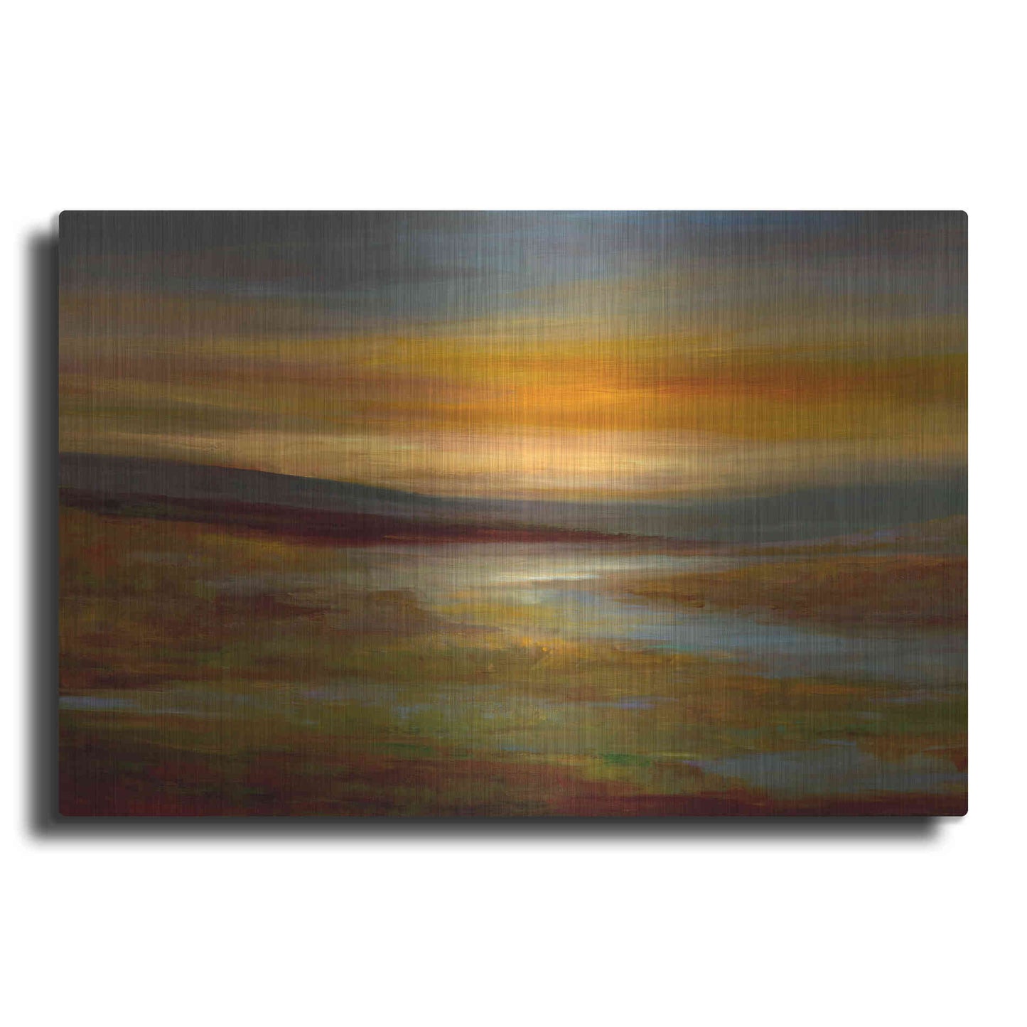 Luxe Metal Art 'Evening Sky' by Sheila Finch Metal Wall Art