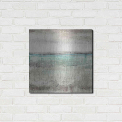 Luxe Metal Art 'Aqua Horizon II' by Tim O'Toole Metal Wall Art,24x24