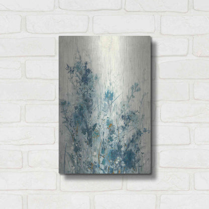 Luxe Metal Art 'Blue Spring I' by Tim O'Toole Metal Wall Art,12x16
