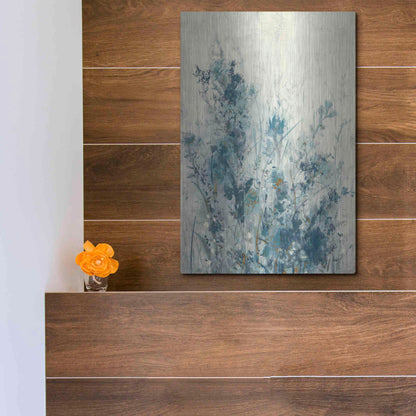 Luxe Metal Art 'Blue Spring I' by Tim O'Toole Metal Wall Art,12x16