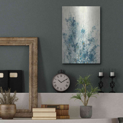 Luxe Metal Art 'Blue Spring I' by Tim O'Toole Metal Wall Art,12x16