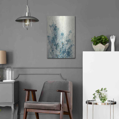 Luxe Metal Art 'Blue Spring I' by Tim O'Toole Metal Wall Art,16x24